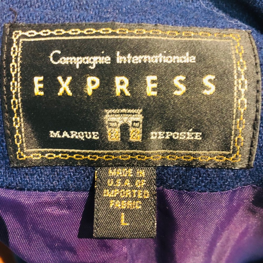 Express Double Breasted Patch Preppy Blazer - image 7